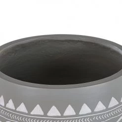 Beliani Pots, Cache-pots Et Jardinières D'extérieur Cache-pot D'extérieur En Plastique Gris H44 -Parasols Soldes Magasin cache pot d exterieur en plastique gris h44 2