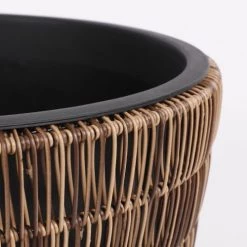 Mica Decorations Pots, Cache-pots Et Jardinières D'extérieur Cache-pot D'exterieur Marron Foncé (x2) -Parasols Soldes Magasin cache pot d exterieur marron fonce x2 2