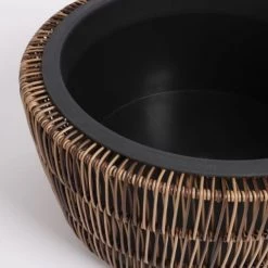 Mica Decorations Pots, Cache-pots Et Jardinières D'extérieur Cache-pot D'exterieur Marron Foncé (x2) -Parasols Soldes Magasin cache pot d exterieur marron fonce x2 4