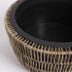 Mica Decorations Pots, Cache-pots Et Jardinières D'extérieur Cache-pot D'exterieur Marron (x2) -Parasols Soldes Magasin cache pot d exterieur marron x2 4