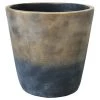 Decostars Pots, Cache-pots Et Jardinières D'extérieur Cache Pot De Fleurs En Ciment Gris Et Or H20,5cm -Parasols Soldes Magasin cache pot de fleurs en ciment gris et or h20 5cm