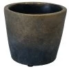 Decostars Pots, Cache-pots Et Jardinières D'extérieur Cache Pot De Fleurs En Ciment Gris Et Or H9cm -Parasols Soldes Magasin cache pot de fleurs en ciment gris et or h9cm