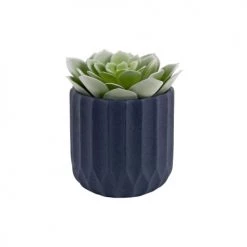 Present Time Pots, Cache-pots Et Jardinières D'extérieur Cache-pot En Ciment Bleu Foncé -Parasols Soldes Magasin cache pot en ciment bleu fonce 2