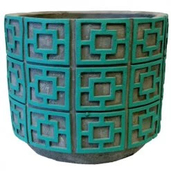 Unimasa Pots, Cache-pots Et Jardinières D'extérieur Cache Pot En Ciment Vert