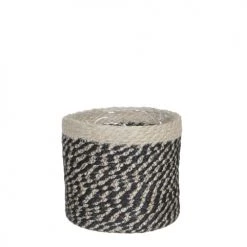 Mica Decorations Pots, Cache-pots Et Jardinières D'extérieur Cache-pot En Jute Noir H20