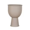 House Nordic Pots, Cache-pots Et Jardinières D'extérieur Cache-pot En Métal D19cm Beige -Parasols Soldes Magasin cache pot en metal d19cm beige
