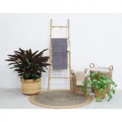 Aubry Gaspard Pots, Cache-pots Et Jardinières D'extérieur Cache-pot En Poelet Et Corde, Diamètre 35 Cm -Parasols Soldes Magasin cache pot en poelet et corde diametre 35 cm 2