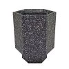 Zago Pots, Cache-pots Et Jardinières D'extérieur Cache-pot En Terrazzo Noir -Parasols Soldes Magasin cache pot en terrazzo noir 2