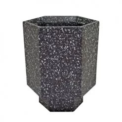 Zago Pots, Cache-pots Et Jardinières D'extérieur Cache-pot En Terrazzo Noir