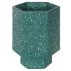 Zago Pots, Cache-pots Et Jardinières D'extérieur Cache-pot En Terrazzo Vert Canard -Parasols Soldes Magasin cache pot en terrazzo vert canard