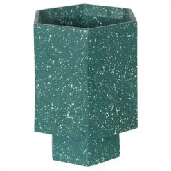 Zago Pots, Cache-pots Et Jardinières D'extérieur Cache-pot En Terrazzo Vert Canard -Parasols Soldes Magasin cache pot en terrazzo vert canard 2