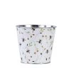 Esschert Design Pots, Cache-pots Et Jardinières D'extérieur Cache Pot En Zinc Imprimé Abeilles 16 Cm -Parasols Soldes Magasin cache pot en zinc imprime abeilles 16 cm