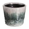 Ixia Pots, Cache-pots Et Jardinières D'extérieur Cache-pot Gris Et Noir En Céramique Vieillie D14cm -Parasols Soldes Magasin cache pot gris et noir en ceramique vieillie d14cm