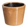 Ixia Pots, Cache-pots Et Jardinières D'extérieur Cache-pot Ocre En Céramique Vieillie H12cm