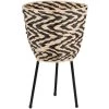 Maisons Du Monde Pots, Cache-pots Et Jardinières D'extérieur Cache Pot Style Raphia Tressé Noir Et Beige H38 -Parasols Soldes Magasin cache pot style raphia tresse noir et beige h38 1000 12 32 228033 1