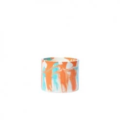 Junny Pots, Cache-pots Et Jardinières D'extérieur Cache-pot Xxl Tie&dye En Béton Orange Et Turquoise -Parasols Soldes Magasin cache pot xxl tie dye en beton orange et turquoise 1