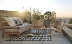 Maisons Du Monde Pots, Cache-pots Et Jardinières D'extérieur Cache-pots En Fibre De Verre Et Métal Noirs H78 (x2) -Parasols Soldes Magasin cache pots en fibre de verre et metal noirs h78 x2 1000 11 3 200985 5