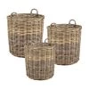 Aubry Gaspard Pots, Cache-pots Et Jardinières D'extérieur Cache-pots Hauts En Poelet (lot De 3) -Parasols Soldes Magasin cache pots hauts en poelet lot de 3
