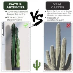 Outsunny Plantes D'intérieur Et Fleurs D'intérieur Cactus Artificiel Grand Réalisme H1m 12 Outsunny Plantes D'intérieur Et Fleurs D'intérieur Cactus Artificiel Grand Réalisme H1m -Parasols Soldes Magasin cactus artificiel grand realisme h1m 4