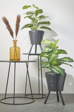 Mica Decorations Plantes D'intérieur Et Fleurs D'intérieur Caladium Artificielle Vert En Pot H100 -Parasols Soldes Magasin caladium artificielle vert en pot h100 3