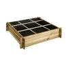 Jardipolys Pots, Cache-pots Et Jardinières D'extérieur Carré Potager 9 Cases En Pin