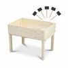 Alice's Garden Pots, Cache-pots Et Jardinières D'extérieur Carré Potager Pour Enfants, Sur Pieds En Bois De Pin Canadien - -Parasols Soldes Magasin carre potager pour enfants sur pieds en bois de pin canadien