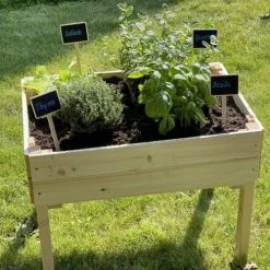 Alice's Garden Pots, Cache-pots Et Jardinières D'extérieur Carré Potager Pour Enfants, Sur Pieds En Bois De Pin Canadien - 10 Alice's Garden Pots, Cache-pots Et Jardinières D'extérieur Carré Potager Pour Enfants, Sur Pieds En Bois De Pin Canadien - -Parasols Soldes Magasin carre potager pour enfants sur pieds en bois de pin canadien 2