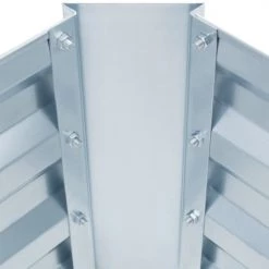 Tectake Pots, Cache-pots Et Jardinières D'extérieur Carré Potager Rectangulaire Gris -Parasols Soldes Magasin carre potager rectangulaire gris 8