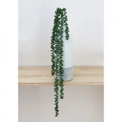 Ligne Déco Plantes D'intérieur Et Fleurs D'intérieur Chute Artificielle Retombante De Séneçon, H.80cm, Vert -Parasols Soldes Magasin chute artificielle retombante de senecon h 80cm vert 3