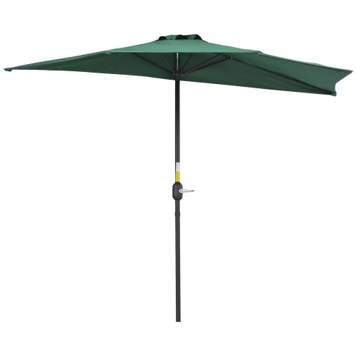 Outsunny Parasols Demi Parasol Balcon Vert 3 Outsunny Parasols Demi Parasol Balcon Vert