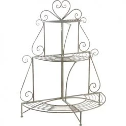 Aubry Gaspard Pots, Cache-pots Et Jardinières D'extérieur Etagère à Plantes Pliante