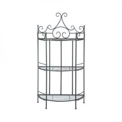 Esschert Design Pots, Cache-pots Et Jardinières D'extérieur Etagère Demi-ronde Pliante