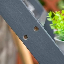 Outsunny Pots, Cache-pots Et Jardinières D'extérieur Étagère échelle à Fleurs Pliable Tableau Noir Intégré Bois Sapin Gris -Parasols Soldes Magasin etagere echelle a fleurs pliable tableau noir integre bois sapin gris 4