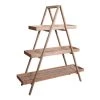 Aubry Gaspard Pots, Cache-pots Et Jardinières D'extérieur Etagère Pliante En Bois Patiné -Parasols Soldes Magasin etagere pliante en bois patine