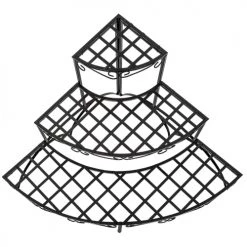 Tectake Pots, Cache-pots Et Jardinières D'extérieur Etagère Pour Plantes Angle 3 Niveaux Noir -Parasols Soldes Magasin etagere pour plantes angle 3 niveaux noir 3