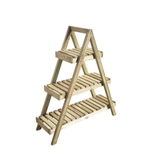 Jardipolys Pots, Cache-pots Et Jardinières D'extérieur Etagère Pyramide Pour L'extérieur En Pin 3 Jardipolys Pots, Cache-pots Et Jardinières D'extérieur Etagère Pyramide Pour L'extérieur En Pin