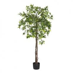 Mica Decorations Plantes D'intérieur Et Fleurs D'intérieur Ficus Artificielle En Pot Vert H150