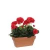 Mica Decorations Plantes D'intérieur Et Fleurs D'intérieur Géranium Artificielle Rouge En Pot H40 -Parasols Soldes Magasin geranium artificielle rouge en pot h40