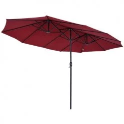 Outsunny Parasols Grand Parasol Bordeaux