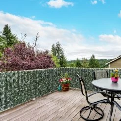 Outsunny Plantes D'intérieur Et Fleurs D'intérieur Haie Artificielle Brise-vue 3L X 1H M -Parasols Soldes Magasin haie artificielle brise vue 3l x 1h m 3