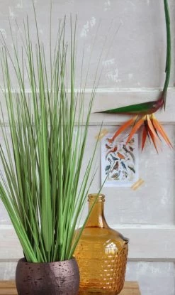 Mica Decorations Plantes D'intérieur Et Fleurs D'intérieur Herbe Artificielle En Pot H92 -Parasols Soldes Magasin herbe artificielle en pot h92 1