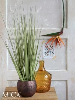 Mica Decorations Plantes D'intérieur Et Fleurs D'intérieur Herbe Artificielle En Pot H92 -Parasols Soldes Magasin herbe artificielle en pot h92 4