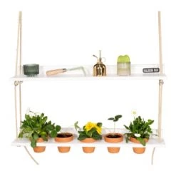 Balkonbar Pots, Cache-pots Et Jardinières D'extérieur Jardin Suspendu Pour Bar De Balcon En Pin Caramel -Parasols Soldes Magasin jardin suspendu pour bar de balcon en pin blanc
