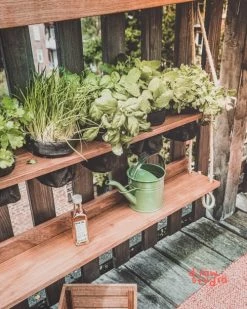 Balkonbar Pots, Cache-pots Et Jardinières D'extérieur Jardin Suspendu Pour Bar De Balcon En Pin Blanc -Parasols Soldes Magasin jardin suspendu pour bar de balcon en pin blanc 5