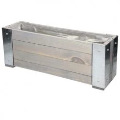 WOMO-DESIGN Pots, Cache-pots Et Jardinières D'extérieur Jardinière Bac à Fleurs Pot De Jardin Surélevée Bois De Pin