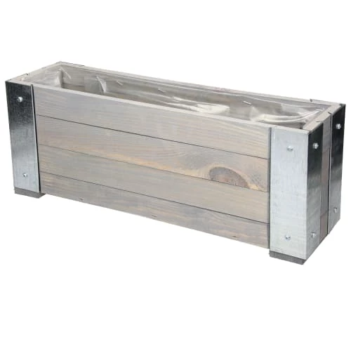 WOMO-DESIGN Pots, Cache-pots Et Jardinières D'extérieur Jardinière Bac à Fleurs Pot De Jardin Surélevée Bois De Pin 3 WOMO-DESIGN Pots, Cache-pots Et Jardinières D'extérieur Jardinière Bac à Fleurs Pot De Jardin Surélevée Bois De Pin