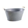 Aubry Gaspard Pots, Cache-pots Et Jardinières D'extérieur Jardinière Bassine En Zinc Givré -Parasols Soldes Magasin jardiniere bassine en zinc givre