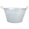 Esschert Design Pots, Cache-pots Et Jardinières D'extérieur Jardinière Bassine En Zinc Patiné à Poser 48x37x28,7cm -Parasols Soldes Magasin jardiniere bassine en zinc patine a poser 48x37x28 7cm