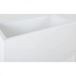 Custom Form Pots, Cache-pots Et Jardinières D'extérieur Jardinière En Métal Laqué Blanc 50x30x60 -Parasols Soldes Magasin jardiniere en metal laque blanc 50x30x60 4