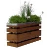 Jardipolys Pots, Cache-pots Et Jardinières D'extérieur Jardinière En Pin Et Acier -Parasols Soldes Magasin jardiniere en pin et acier